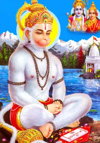 Hanuman (also known as Anjaneya and Maruti) is a Hindu deity and an ardent devotee of Rama, 